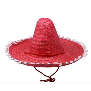 Rode sombrero/Mexicaanse hoed 45 cm voor volwassenen