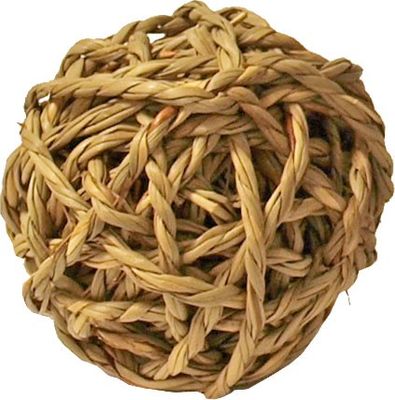 Knaagdierbal met bel 8 cm natural - Gebr de boon