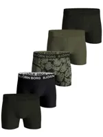 5-Pack heren boxershorts - Core - Voordeelverpakking jongens ondergoed katoen