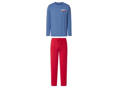 esmara Men Heren pyjama (Blauw/rood, M) esmara Men Heren pyjama (Blauw/rood, M)