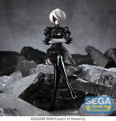 NieR Automata: Ver.1.1A PM Perching Figure - 2B (Sitting)