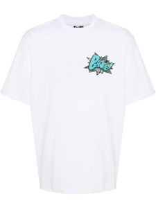 A BATHING APE® t-shirt en coton Graffiti Big Barcode à logo imprimé - Blanc