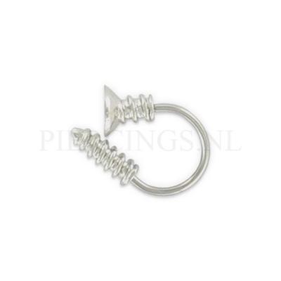 Circulair barbell 1.2 mm schroef