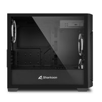 Sharkoon V1000 RGB Micro-tower PC-behuizing Zwart - thumbnail