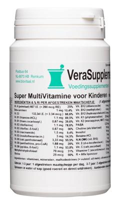 VeraSupplements Super Multi Kinderen Poeder VeraSupplements Super Multi Kinderen Poeder