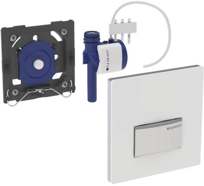 Geberit Sigma 50 urinoir bedieningsplaat pneumatisch Wit