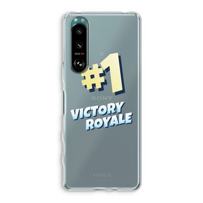 Victory Royale: Sony Xperia 5 III Transparant Hoesje
