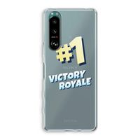 Victory Royale: Sony Xperia 5 III Transparant Hoesje