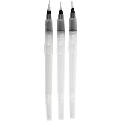 Creativ Company Watertank penselen, afm s+m+l, 10 ml, 3 stuk/ 1 doos