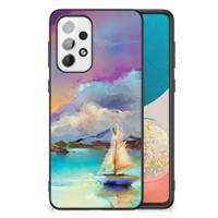 Kleurrijke Telefoonhoesje Samsung Galaxy A73 Boat Kleurrijke Telefoonhoesje Samsung Galaxy A73 Boat