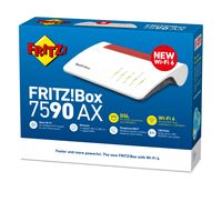 FRITZ!Box 7590 AX draadloze router Gigabit Ethernet Dual-band (2.4 GHz / 5 GHz) Wit - thumbnail