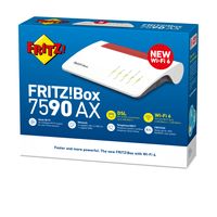 AVM FRITZ!Box 7590 AX draadloze router Gigabit Ethernet Dual-band (2.4 GHz / 5 GHz) Wit - thumbnail