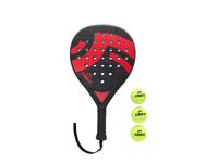 CRIVIT Padelracketset (Rood/zwart) - thumbnail