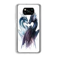 Yin Yang Dragons: Xiaomi Poco X3 NFC Transparant Hoesje Yin Yang Dragons: Xiaomi Poco X3 NFC Transparant Hoesje
