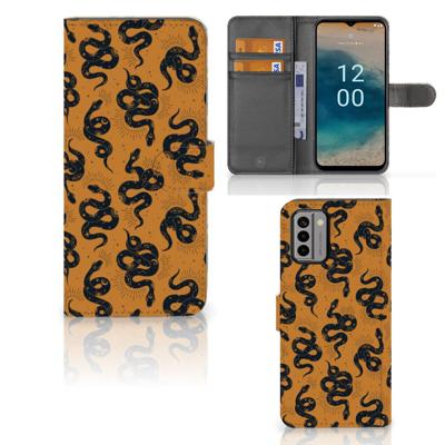 Telefoonhoesje | Met pasjeshouder | voor Nokia G22 Snakes