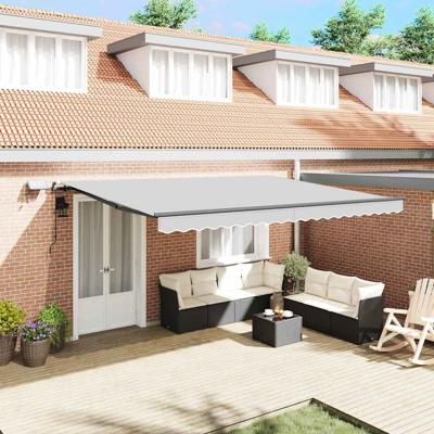 Markies met Handmatig Antraciet 4.5 x 2.5 m Metaal