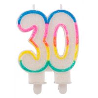 Glinsterende kaarsen 30 jaar