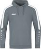 JAKO 6723K Sweater Met Kap Power Kids - Steengrijs - 140