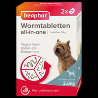 Beaphar Wormtabletten all-in-one Honden vanaf 2.5KG