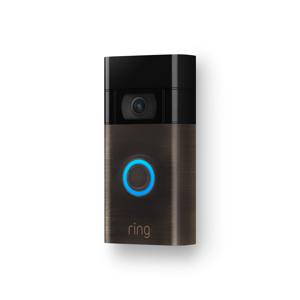 Ring Video Doorbell Antraciet, Zwart