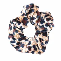 Mondoni Scrunchie Leopard beige maat:-leeg-