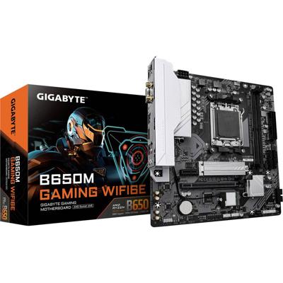 Gigabyte B650M GAMING WIFI6E Moederbord Socket AMD AM5 Vormfactor Micro-ATX