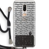 Crazy shapes: OnePlus 6 Transparant Hoesje met koord