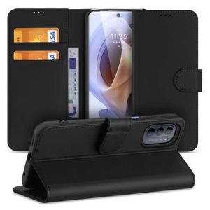 Motorola Moto G31 | G41 Book Cover Zwart met Pasjeshouder