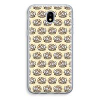 Slapende poes: Samsung Galaxy J5 (2017) Transparant Hoesje
