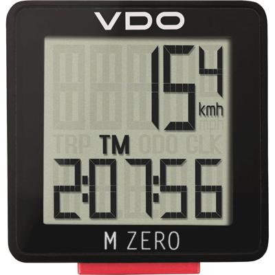 fietscomputer M Zero WR807 zwart/rood -u