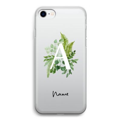 Green Brush: iPhone SE 2020 Transparant Hoesje