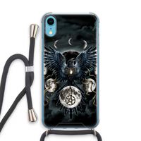 Sinister Wings: iPhone XR Transparant Hoesje met koord