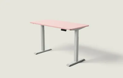 Desktronic HomeOne bureau Grijs / Zachtroze / 140x70 cm