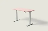 Desktronic HomeOne bureau Grijs / Zachtroze / 140x70 cm