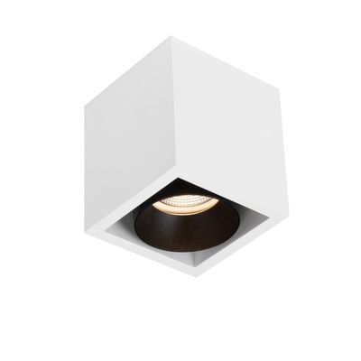 Spot BWS Regina Aluminium 745Lm 9,2W Wit Met Zwarte Anti-Glare Ring