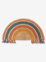 Regenboog jute tapijt WILD SAHARA blauw/meerkleurig - thumbnail