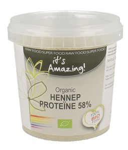 Its Amazing Organic Hennep Proteine 58%