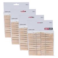 Wasknijpers naturel van hout - 96x stuks - 7,5 cm - Huishouding - De was doen Wasknijpers naturel van hout - 96x stuks - 7,5 cm - Huishouding - De was doen