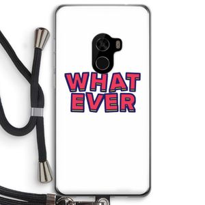Whatever: Xiaomi Mi Mix 2 Transparant Hoesje met koord