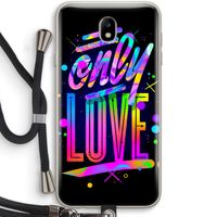 Only Love: Samsung Galaxy J7 (2017) Transparant Hoesje met koord