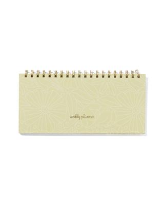 HEMA Bureauplanner Met Spiraal 13x27 Groen