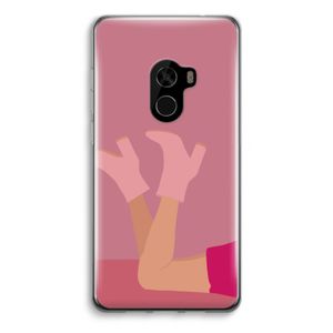 Pink boots: Xiaomi Mi Mix 2 Transparant Hoesje
