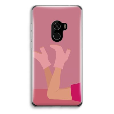 Pink boots: Xiaomi Mi Mix 2 Transparant Hoesje