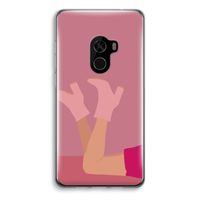 Pink boots: Xiaomi Mi Mix 2 Transparant Hoesje