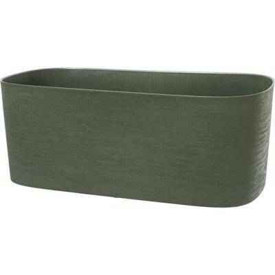 XL plantenbak met waterreserve - GARDEN ID Respect - Groengroen 80 x 38 cm - 100% huishoudelijk afval - 100% recyclebaar