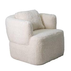 Giga Meubel - Draaifauteuil Ollie Beige Fluffy