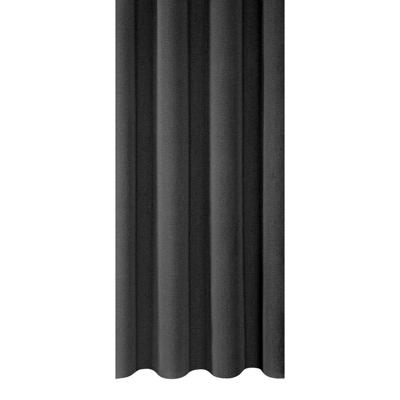 Leen Bakker - Gordijnstof Floris - Antraciet - Polyester - Grijs - B150 Cm
