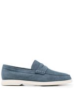 Canali mocassins en daim - Bleu - thumbnail