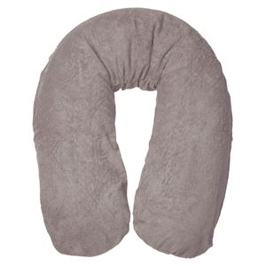 Form Fix XL Zwangerschapskussen - Voedingskussen - Zijslaapkussen - Body Pillow - Lichaamskussen - 185 cm - Inclusief Badstof/Katoen Hoes Taupe