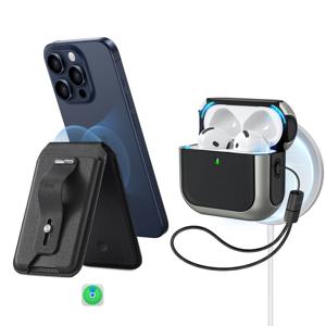 Orbit Hybrid Everyday-Carry Bundle for AirPods 4 Titanium